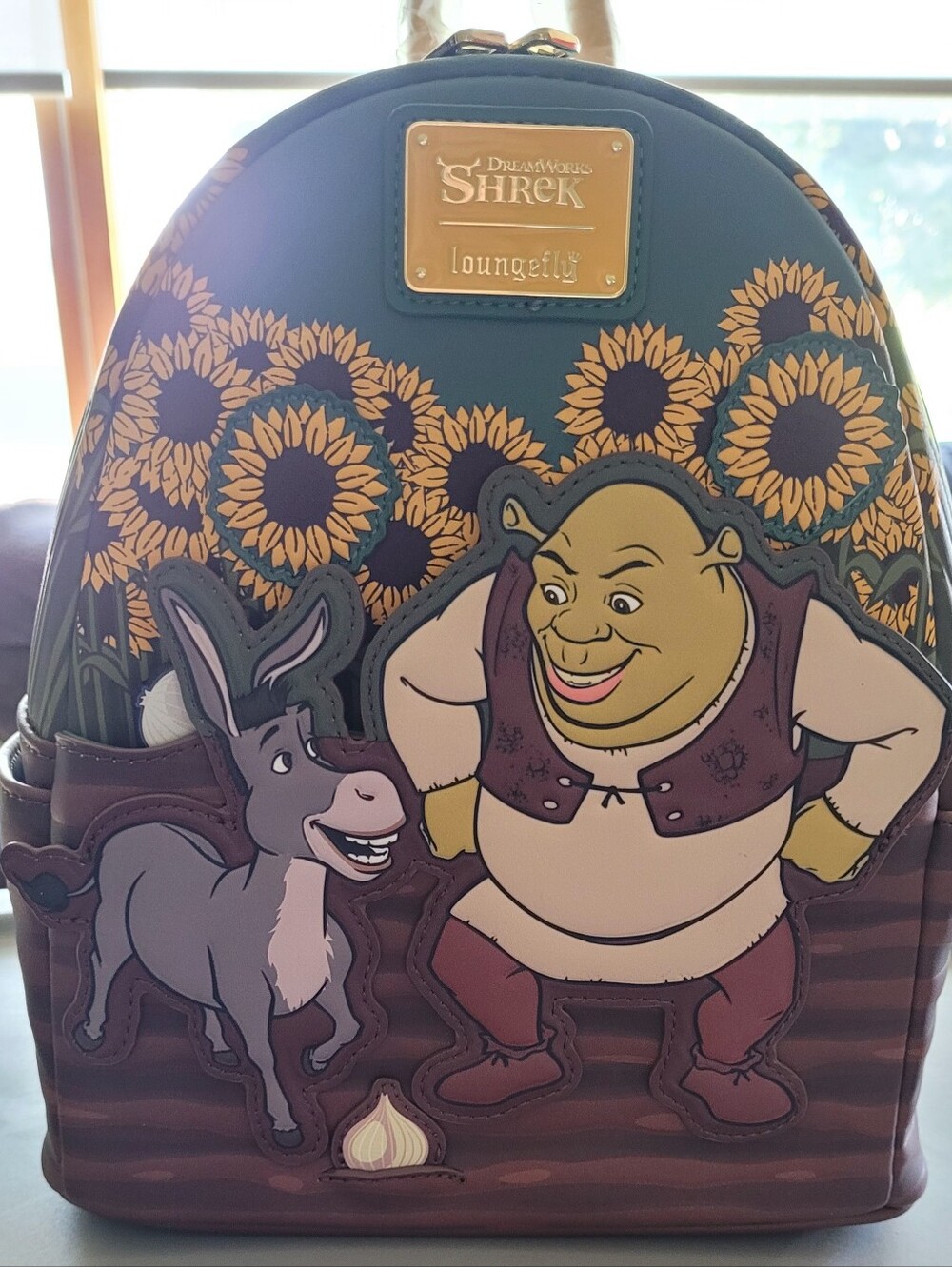 Loungefly Shrek Sunflowers Mini Backpack